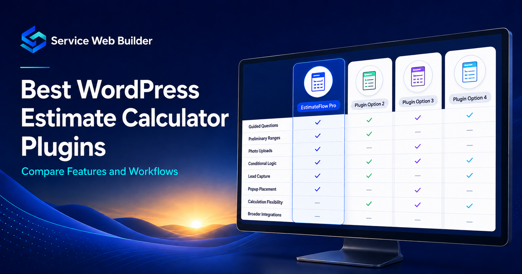 Comparison of WordPress estimate calculator plugin features and workflows