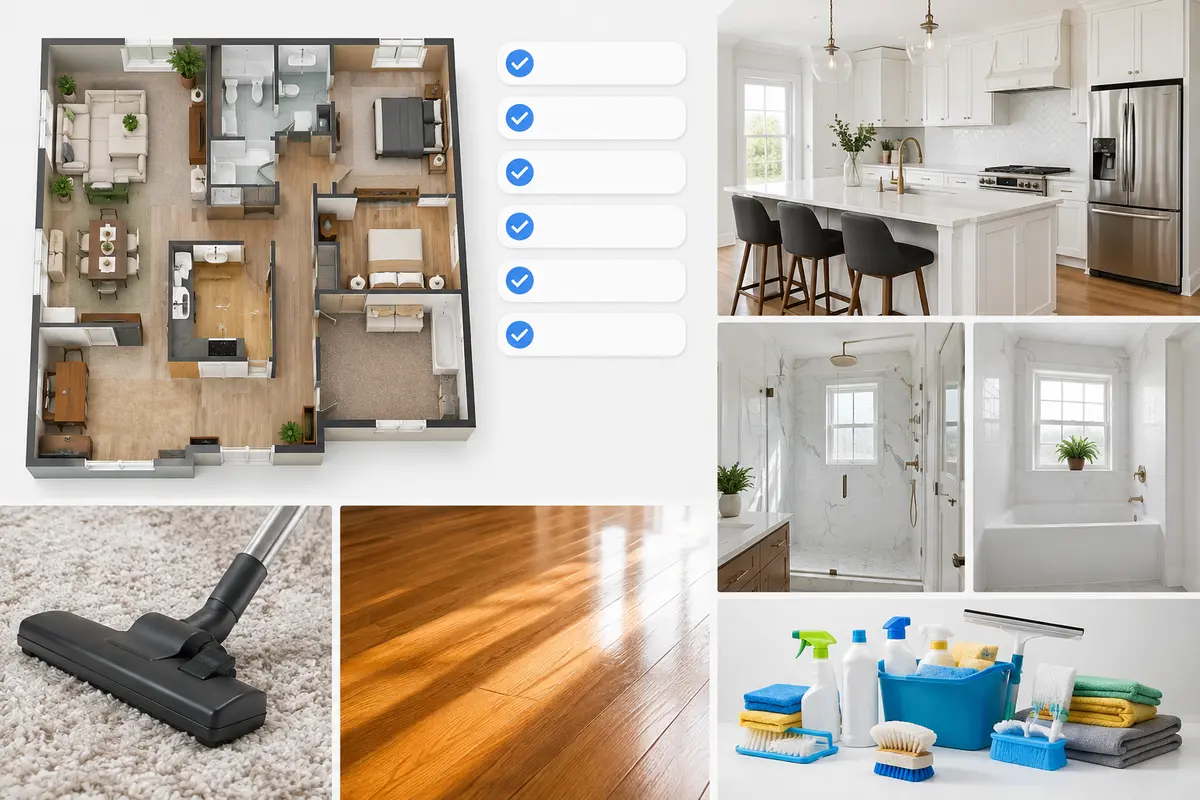 home layout, rooms, flooring, condition and add-on details used to prepare an estimate