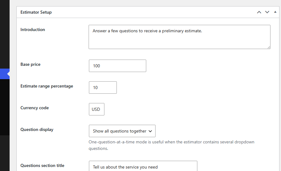How to add an estimate calculator to WordPress with EstimateFlow Pro